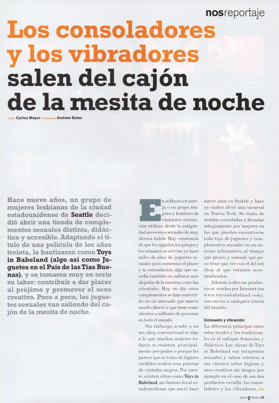 Carlos Mayor | Los consoladores y los vibradores salen del cajón de la mesita de noche