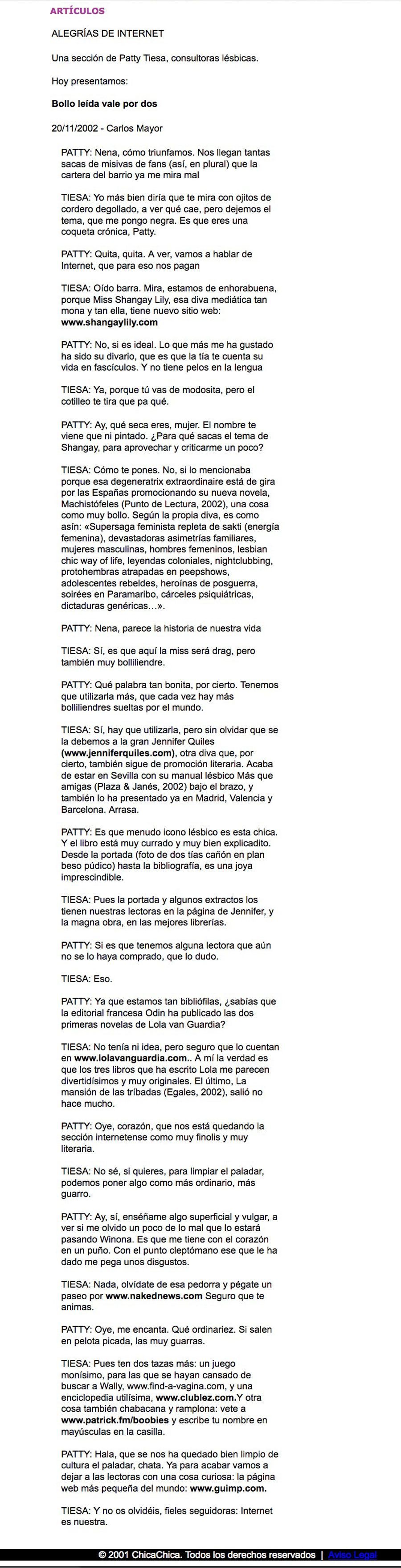 Carlos Mayor | Patty & Tiesa