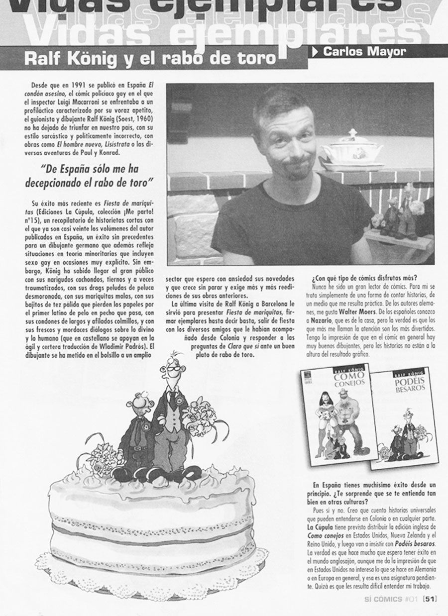 Carlos Mayor | Ralf König y el rabo de toro