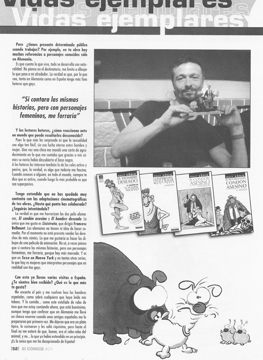 Carlos Mayor | Ralf König y el rabo de toro